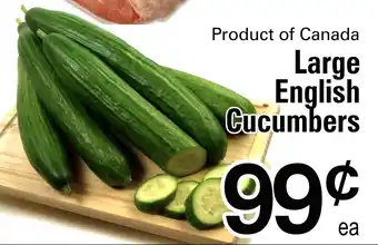 Cataldi Fresh Market Product of Canada Large English Cucumbers offer