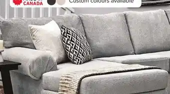 Leon's Jupiter 4-Piece Sectional with Left-Facing Chaise - Ash Grey offer