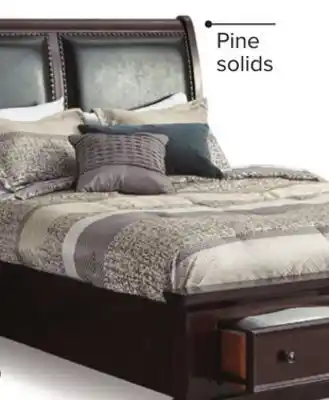 Leon's Chester 3-Piece Queen Storage Bed - Cherry offer