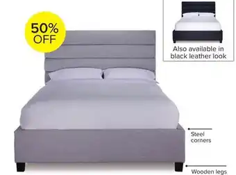Leon's Orchid 3-Piece Queen Bed - Light Grey offer