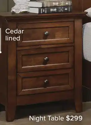 Leon's San Mateo Night Stand - Tuscan offer