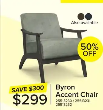 Leon's Byron Accent Chair - Grey offer