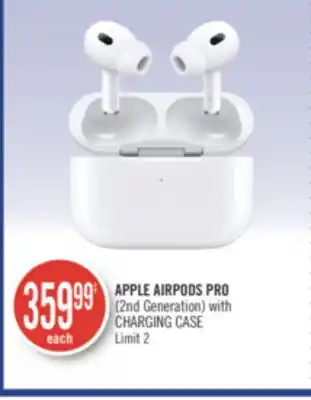 Shoppers Drug Mart APPLE AIRPODS PRO (2nd Generation) with CHARGING CASE offer