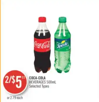 Shoppers Drug Mart COCA-COLA BEVERAGES offer