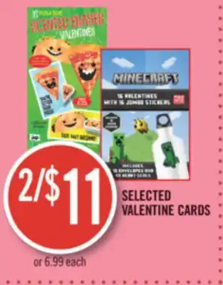 Shoppers Drug Mart SELECTED VALENTINE CARDS offer