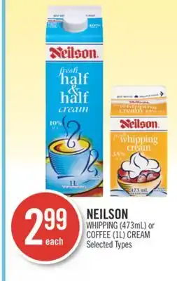 Shoppers Drug Mart NEILSON WHIPPING (473mL) or COFFEE (1L) CREAM offer