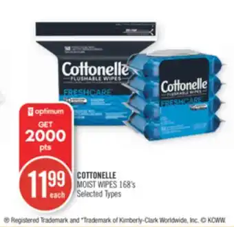 Shoppers Drug Mart COTTONELLE MOIST WIPES offer