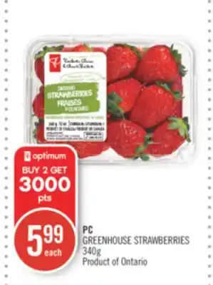 Shoppers Drug Mart PC GREENHOUSE STRAWBERRIES offer