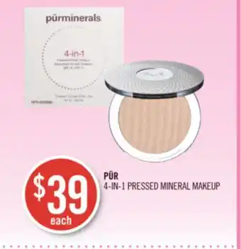 Shoppers Drug Mart PÜR 4-IN-1 PRESSED MINERAL MAKEUP offer