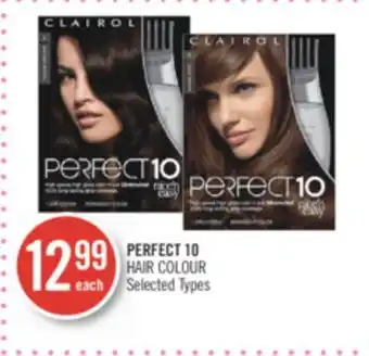 Shoppers Drug Mart PERFECT 10 HAIR COLOUR offer