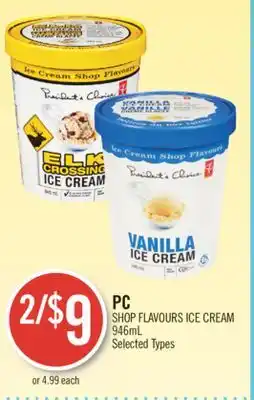 Shoppers Drug Mart PC SHOP FLAVOURS ICE CREAM offer