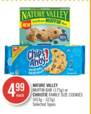 Shoppers Drug Mart NATURE VALLEY MUFFIN BAR (175g) or CHRISTIE FAMILY SIZE COOKIES (453g - 523g) offer