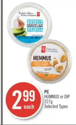Shoppers Drug Mart PC HUMMUS or DIP offer