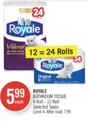 Shoppers Drug Mart ROYALE BATHROOM TISSUE offer
