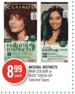 Shoppers Drug Mart NATURAL INSTINCTS HAIR COLOUR or ROOT TOUCH-UP offer