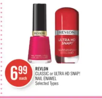 Shoppers Drug Mart REVLON CLASSIC or ULTRA HD SNAP! NAIL ENAMEL offer