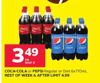 Rexall COCA-COLA or PEPSI offer