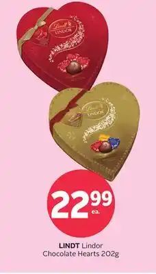 Rexall LINDT Lindor Chocolate Hearts offer