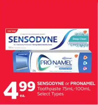 Rexall SENSODYNE or PRONAMEL Toothpaste offer