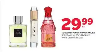 Rexall Select DESIGNER FRAGRANCES offer