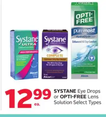 Rexall SYSTANE Eye Drops or OPTI-FREE Lens Solution offer