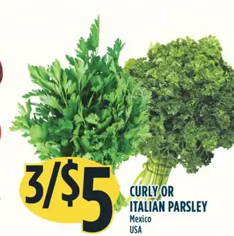 Marché Adonis CURLY OR ITALIAN PARSLEY offer