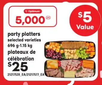 Independent City Market PARTY PLATTERS offer