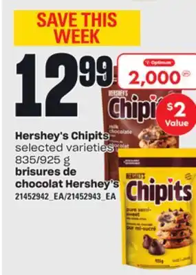 Independent City Market HERSHEY'S CHIPITS, 835/925 g offer