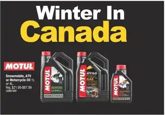 Canada Snowmobile, ATV or Motorcycle Oil