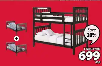 JYSK VAIL Solid Rubberwood with dark espresso finish offer