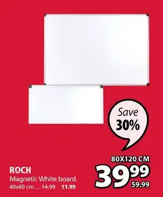 JYSK ROCH Magnetic White board offer