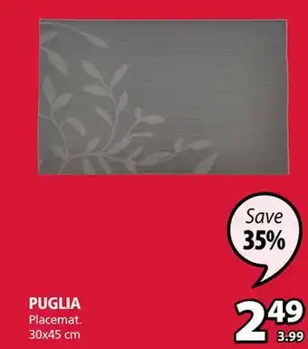 JYSK PUGLIA Placemat offer