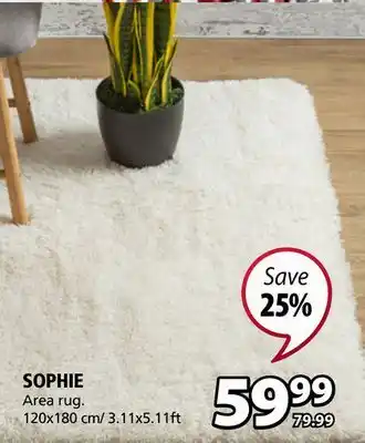 JYSK SOPHIE Area rug offer