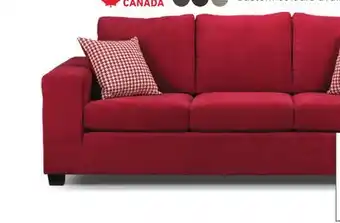 Leon's Fava Sofa - Red offer