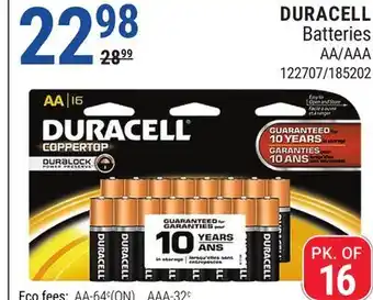 Rossy DURACELL Batteries offer