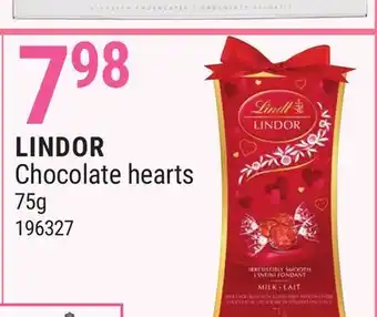 Rossy LINDOR Chocolate hearts offer