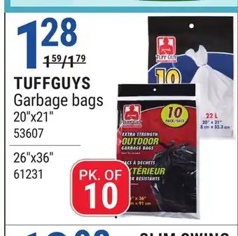 Rossy TUFFGUYS Garbage bags offer