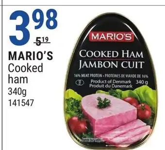Rossy MARIO'S Cooked ham offer