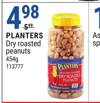 Rossy PLANTERS Dry roasted peanuts offer