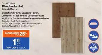 Patrick Morin Laminate Flooring offer