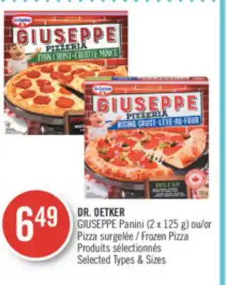 Pharmaprix DR. OETKER GIUSEPPE Panini (2 x 125 g) or Frozen Pizza offer