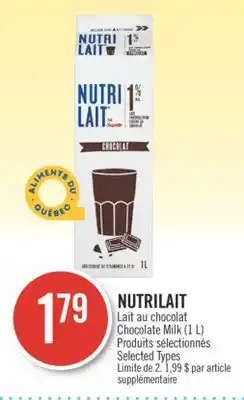Pharmaprix NUTRILAIT Chocolate Milk offer