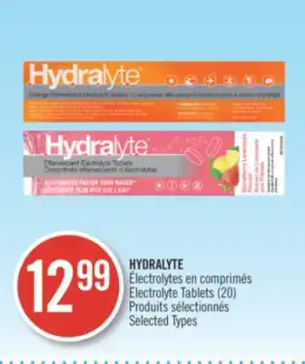 Pharmaprix HYDRALYTE Electrolyte Tablets offer