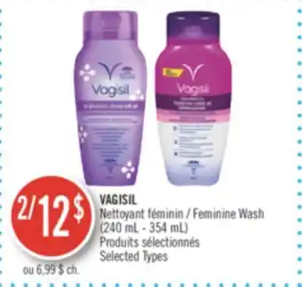 Pharmaprix VAGISIL FEMININE WASH offer