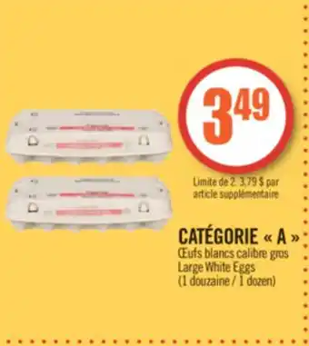 Pharmaprix CATÉGORIE  A  Large White Eggs offer