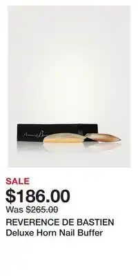 Holt Renfrew REVERENCE DE BASTIEN Deluxe Horn Nail Buffer offer