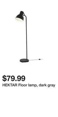 IKEA HEKTAR Floor lamp, dark gray offer
