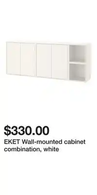 IKEA EKET Wall-mounted cabinet combination, white offer