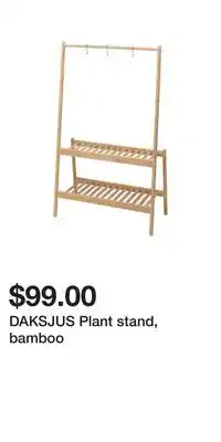 IKEA DAKSJUS Plant stand, bamboo offer