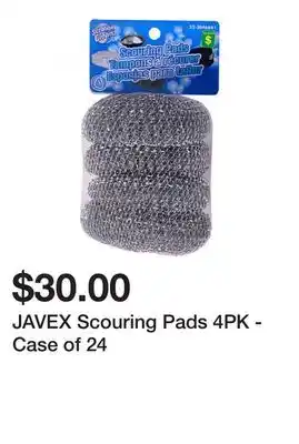 Dollarama JAVEX Scouring Pads 4PK - Case of 24 offer